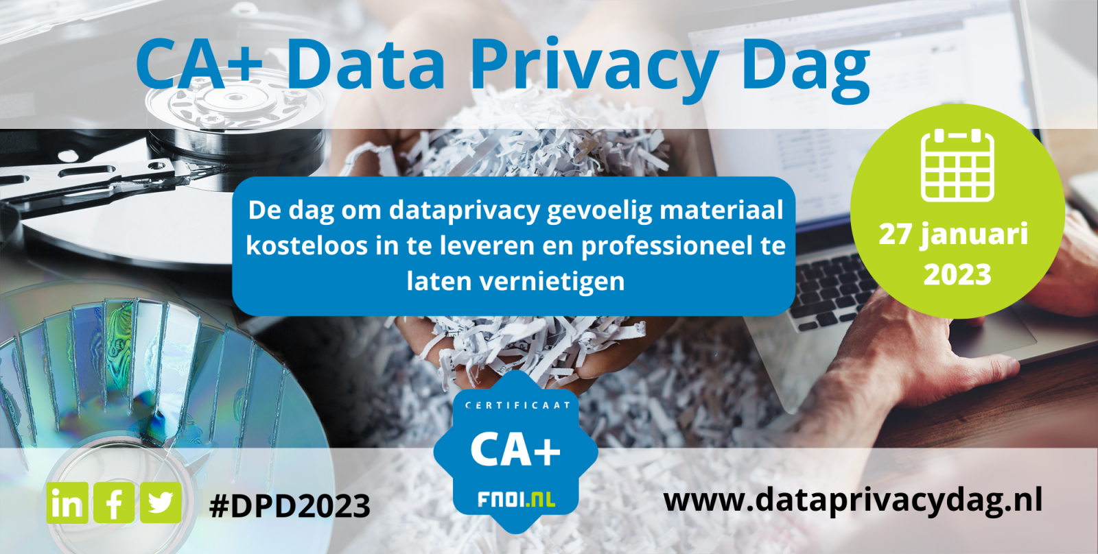 Ca+ bedrijven organiseren Data Privacy inleverdag 2023